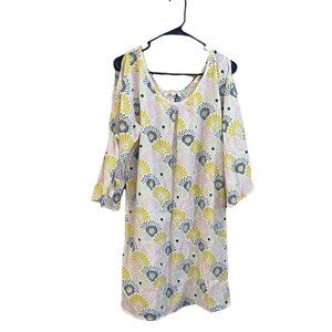 Laraethnics Boho Cold Shoulder Floral Dress